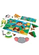Магнитная головоломка Животные 80 деталей комбинированный Playtive - изображение 4