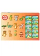 Магнитная головоломка Животные 80 деталей комбинированный Playtive - изображение 6