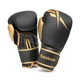 Набор боксерских перчаток и бинтов Reebok Boxing Gloves + Wraps Set (RSCB-11117GBS) Black/Gold 12 унций - изображение 2