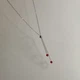 Серебряное колье с кораллом, вес изделия 3,3 гр (2147183) - изображение 5