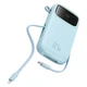 Power Bank Baseus Qpow 2 Dual-Cable Digital Display Fast Charge 22.5W на 20000mAh (P10055002313-00) Galaxy Blue - изображение 2