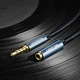 Кабель UGREEN AV118 3.5mm Male to 3.5mm Female Extensioin Cable 2m Blue (40675) - изображение 8