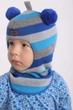 Зимова шапка шолом Beezy для хлопчика 1402-58-23 Ведмедик нар. 2 (50-53 см) - зображення 2