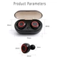 Беспроводные Y50 Bluetooth Наушники Спорт Сенсорное управление, black - изображение 5
