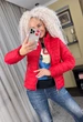 Fashions • Женская куртка Женевьева Fashions 50 красный (0240/а-мк) - изображение 8
