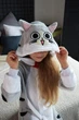Детская пижама кигуруми Кот чи Tabby Cat Серый Kigurumi kcr1004 140 см - изображение 4