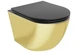 Подвесной унитаз MEXEN LENA GOLD BLACK MATT - изображение 1