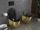 Подвесной унитаз MEXEN LENA GOLD BLACK MATT - изображение 3