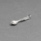 Оберег в кошелек Талисман Ложка - Загребушка Semanyic Jewelry Серебрение 3.0 x 0.7 x 0.1 см - изображение 1