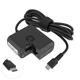 Блок живлення для ноутбука HP USB-C 45W (15V/3A, 12V/3A, 5V/2A), USB3.1/Type-C/USB-C, квадратний, black (з мережевим кабелем!) (2230057) - зображення 1