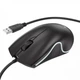 Миша дротова ігрова Hoco GM19 LED Flashing RGB Black - зображення 7
