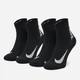 Набор мужских носков Nike U NK MLTPLIER ANKLE -144 SX7556-010 46-50 2 пары Черный (194275663005) - изображение 1