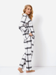 Піжама (сорочка + штани) Aruelle Catalina pajama long XL Біла (5905616143088) - зображення 2