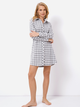 Нічна сорочка Aruelle Stacy nightdress S Сіра (5905616144016) - зображення 1