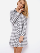 Нічна сорочка Aruelle Stacy nightdress S Сіра (5905616144016) - зображення 4
