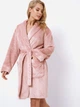 Халат жіночий Aruelle Eva bathrobe L Рожевий (5904541439853) - зображення 4
