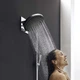 Верхний душ с кронштейном HANSGROHE Pulsify 260мм пластик хром 24150000 - изображение 4