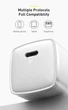 20W швидка зарядка Baseus для Iphone, Apple. Зарядний пристрій PD чорний - зображення 8