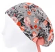 Медицинская шапочка женская HeadwearUniverse универсальная принт Розы на сером - изображение 3