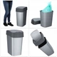 Контейнер для мусора Curver Flip Bin 25L серый 02171 - изображение 3