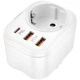 Сетевое зарядное устройство Gelius Moxie GP-HC050 2USB (QC3.0) + Type-C (PD20W) White - изображение 5