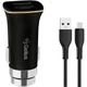 Автомобильное зарядное устройство Gelius Apollo GP-CC01 2USB 3.1A 15W + кабель MicroUSB Black - изображение 1