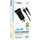 Автомобильное зарядное устройство Gelius Apollo GP-CC01 2USB 3.1A 15W + кабель Lightning Black - изображение 3