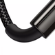Кабель быстрой зарядки «USB to Type-C» Baseus Tungsten Gold 100W High Power 2m, чёрный - изображение 5