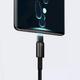 Кабель быстрой зарядки «USB to Type-C» Baseus Tungsten Gold 100W High Power 2m, чёрный - изображение 9