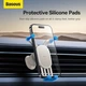 Держатель для мобильного с беспроводной зарядкой 15W Baseus Stable Gravitational Wireless Charging Car Mount Pro (Air Outlet Version) бежевый (SUWX030002) - изображение 2