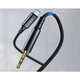 Кабель AUX Type-C - TRS Choetech AUX006 Audio 3.5мм DAC Chip 96kHz 1м черный - изображение 2