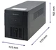 ДБЖ Qoltec Monolith 1200VA 720W Black (5901878539737) - зображення 4