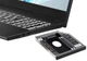 Адаптер 1stCharger HDD 2.5" в отсек привода ноутбука SATA/mSATA 12.7 мм (HDC1ST127-1) - изображение 4