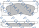 Тормозные колодки FOMAR FO924381 Citroen Jumper; Peugeot Boxer; Fiat Ducato 425359, 425360, 425469 - изображение 1