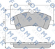Тормозные колодки FOMAR FO923681 Mercedes Sprinter; Volkswagen Crafter; Mitsubishi Lancer 0044208120, 0054207420, 0064202220 - изображение 1