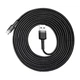 Кабель USB to Type-C Baseus Cafule 2A 3m 480Mbps Rapid Charge Data Cable, чёрный (CATKLF-UG1) - изображение 2