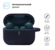 Силиконовый чехол для наушников Xiaomi QCY T10 Pro/T10, Hang Case, черный, ультратонкий защитный кейс толщиной 2 мм, защита от царапин, пыли и ударов, компактный, с карабином для крепления, ArmorStandart (ARM68425) - изображение 2