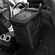 Портативний підвісний сміттєвий кошик для авто Supretto 19 х 20 х 30 см Чорний (8293-0001) - зображення 4