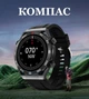 Умные смарт-часы Smart Watch DT3 Mate Ultra функция Always on display GPS компас голосовой вызов шагомер тонометр пульсометр оксиметр два ремешка чёрный (001438780) - изображение 2