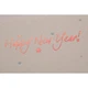 Открытка авторская с аппликацией "Ангел" (Happy New Year) белая без дарственной надписи - изображение 3