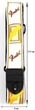 Ремінь гітарний FENDER STRAP 2" MONOGRAMMED WHITE BROWN YELLOW - зображення 2