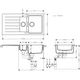 Мийка кухонна Hansgrohe S52 (43357290) - изображение 4