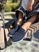Жіночі лофери ShoesBand Темно-сині натуральна замша 36 (24 см) (S98041) - зображення 3