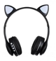 Бездротові навушники Bluetooth Cat Ear VZV-23M Котячі вушка Чорні - зображення 3