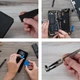 Профессиональный набор, прецизионных магнитных отверток 88 в 1 Sharden Pro Toolkit для точных работ по ремонту Телефонов, Ноутбуков в кейсе (КС-840115-88), синий - изображение 6