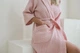 Халат женский вафельный COSY с капюшоном S розовый 203 (203-S) - изображение 7