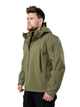 Демісезонна тактична куртка Eagle Soft Shell JA-23 на флісі Green Olive 2XL - зображення 3