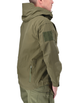 Тактическая летняя куртка (парка, ветровка) с капюшоном Warrior Wear JA-24 Olive Green XL - изображение 8