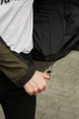 Чоловіча куртка демісезонна куртка SoftShell Light iForce Intruder 0091 S Чорний з хакі (IN - 0091/2 A ) - зображення 10