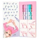 Набор фломастеров Top Model Calligraphy and fineliner 8 цветов (0411392) (10-582654) - изображение 2